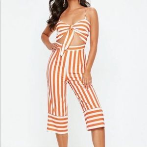 Tie Front cut out Jumpsuit